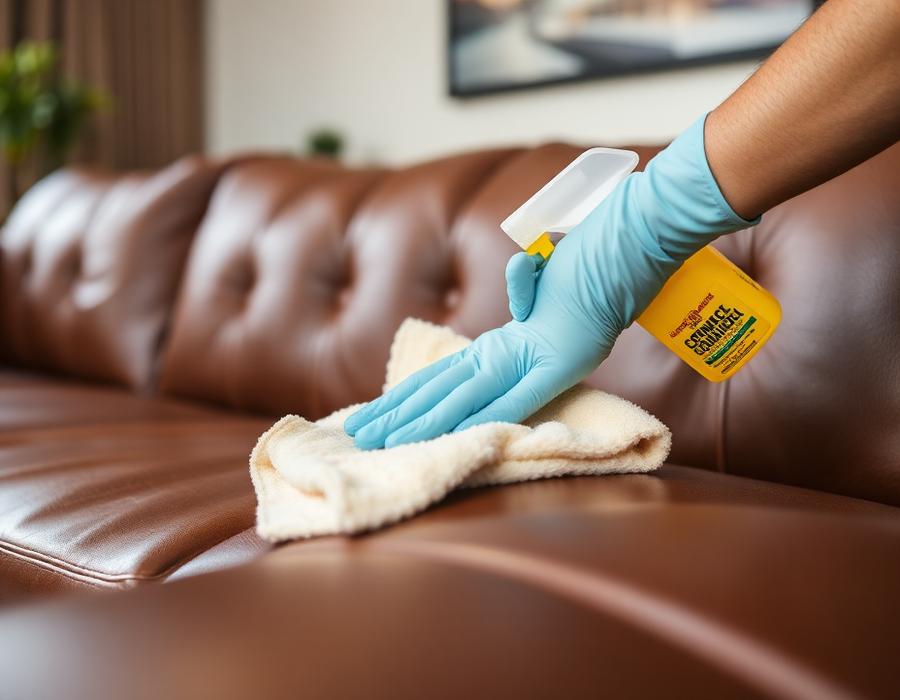 Leather Lounge Cleaning